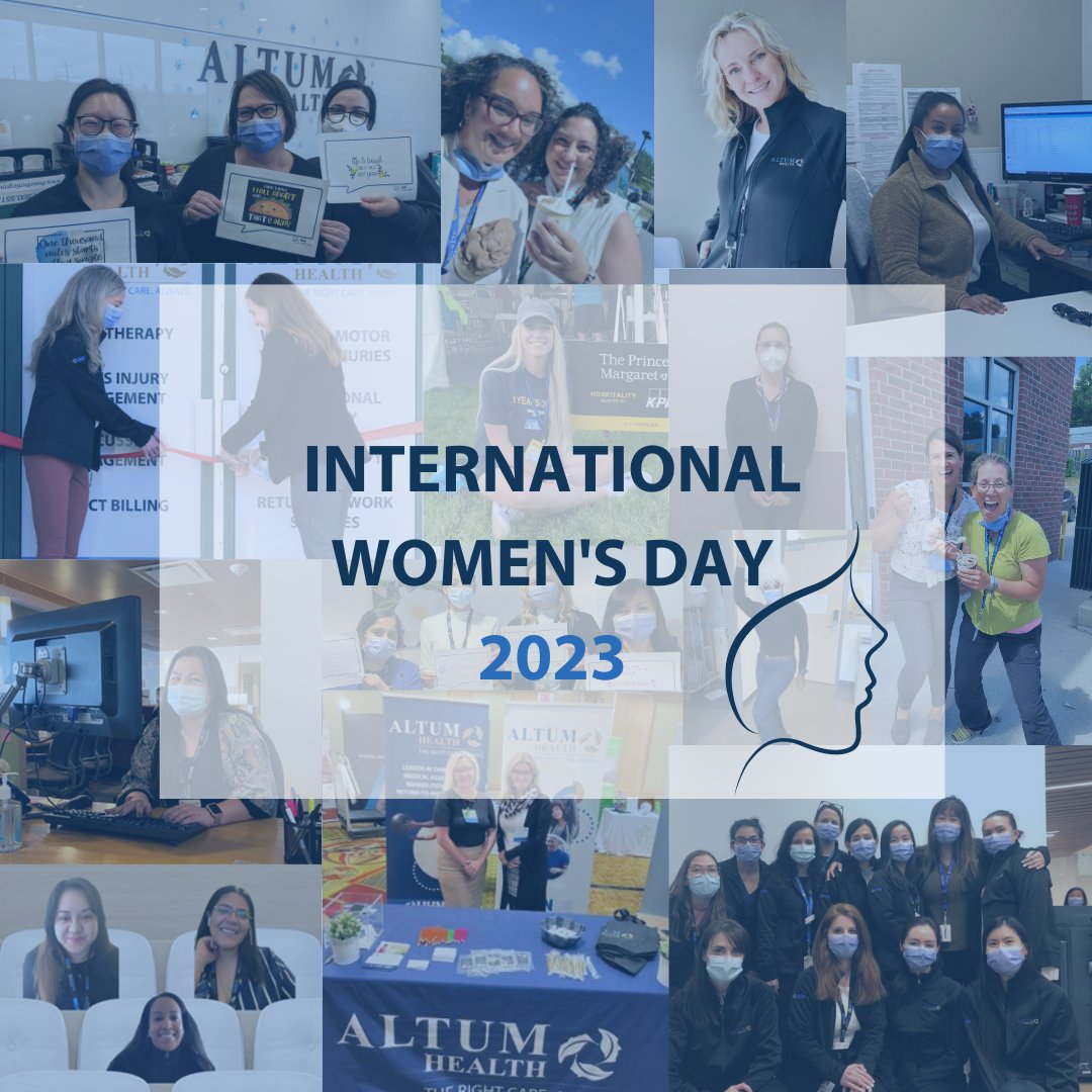 AltumHealth's tweet image. Today, on #internationalwomensday , we are celebrating all of the remarkable TeamAltum women who positively impact the lives of our clients every day.

Thank you for the incredible work you do, and for always going above and beyond to deliver the right care, always.
