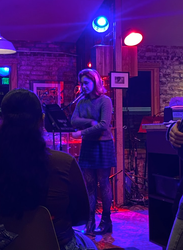 ReynoldsSandbox's tweet photo. Last night, the Brushfire Literature and Arts Journal @nevadabrushfire in collaboration with Campus Health and Wellness held their second #WolfSpeak Poetry Night on the second story of the Laughing Planet. Photos and reporting by @sydneypeerman https://t.co/EtY2bsEiDa