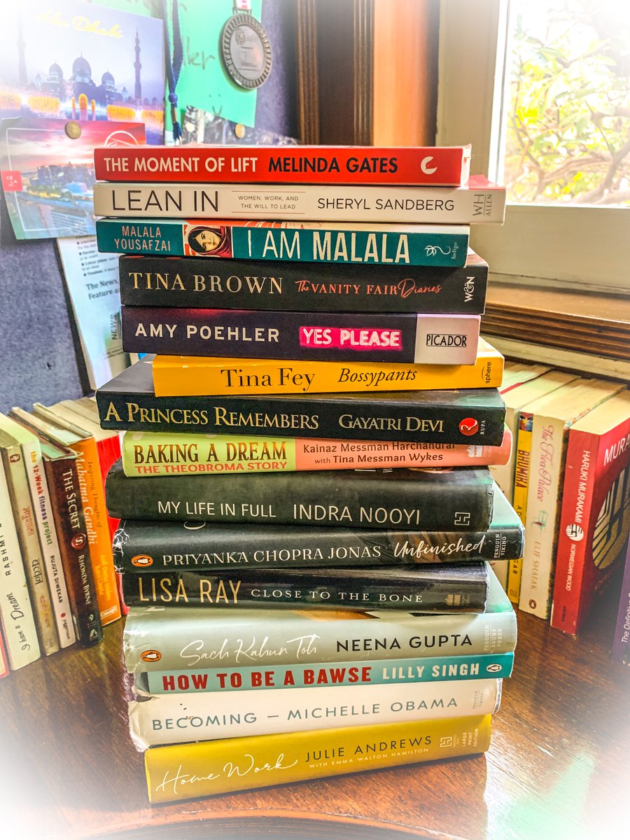 Over the past few years, I have read autobiographies of people from all possible walks of life. Sharing a list of the few #girlboss books that I still have in my collection and made an impact on me. #internationalwomensday2023 #internationalwomensday #WomensDay2023