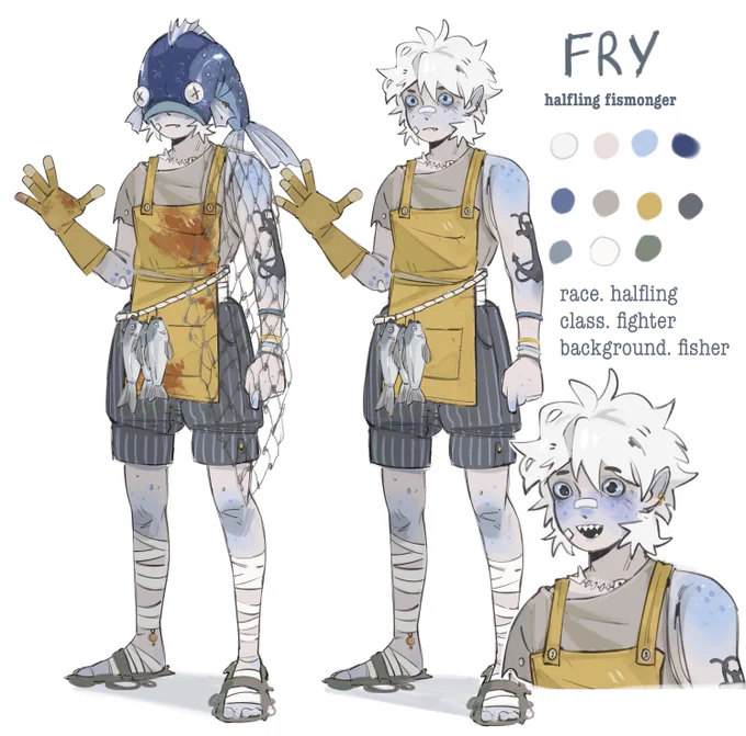 Some more of my work- I do many dnd art + character design! 