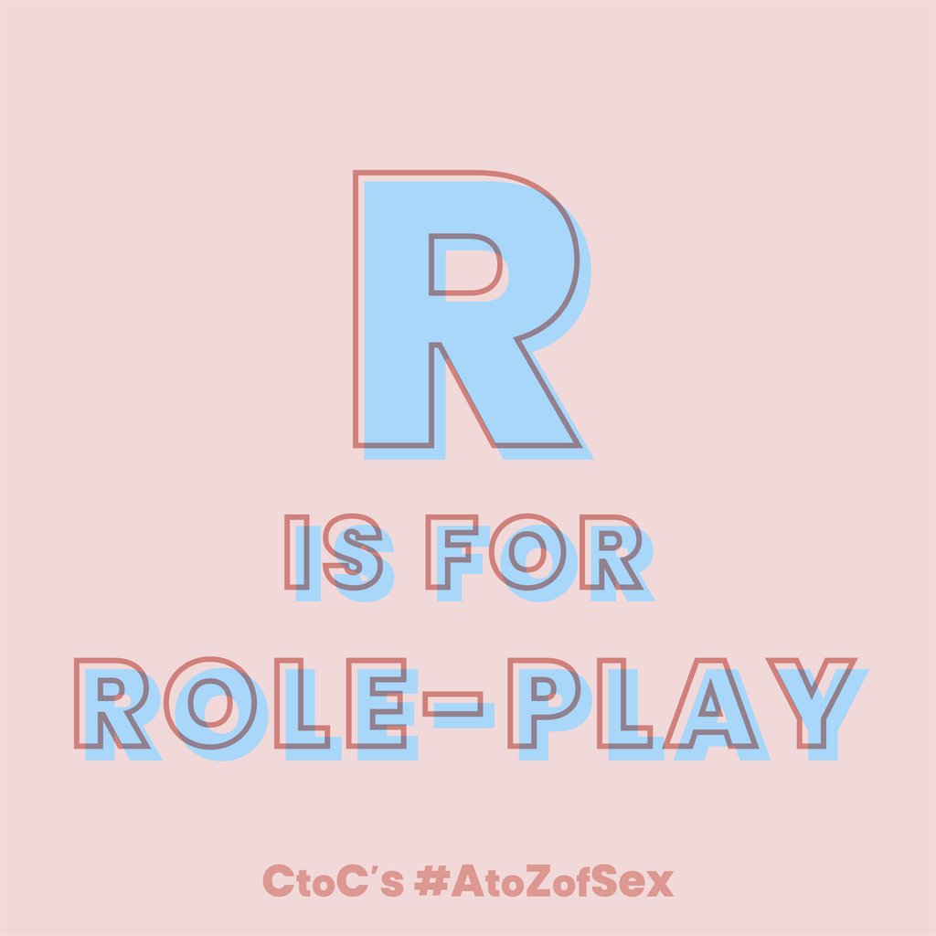 R is for ...?

Role Play!

#DressUp #RolePlay #SexualWellbeing #AtoZofSex