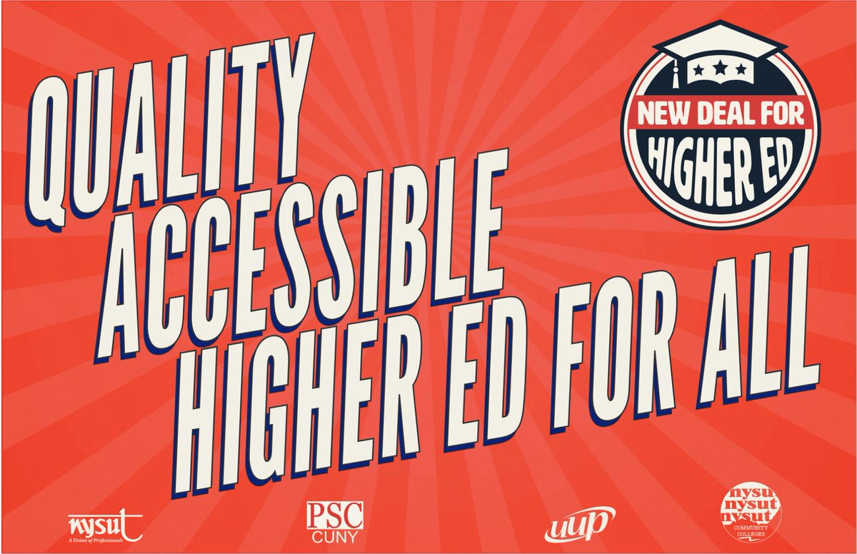 PSC-CUNY (@psc_cuny) on Twitter photo New York needs a “NEW DEAL” for public higher education
Reaching into students' pockets to fund public higher education, instead of investing public dollars, is setting them up for years of student loan payments—not success. #NewDeal4HigherEd
Read more: publicschoolsuniteus.org/new-york-needs… New York needs a “NEW DEAL” for public higher education
Reaching into students' pockets to fund public higher education, instead of investing public dollars, is setting them up for years of student loan payments—not success. #NewDeal4HigherEd
Read more: publicschoolsuniteus.org/new-york-needs…