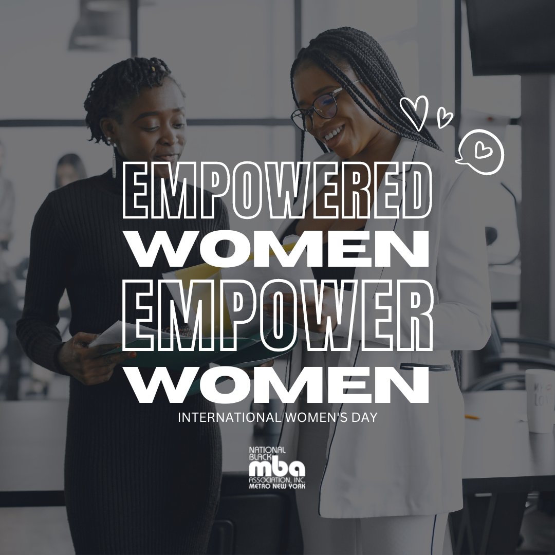 Black women are the blueprint, they are the trailblazers of cultural, political and socio-economic movements.
Black women also make up the most educated segment of the U.S., representing the highest percentage of college enrollees. 
#IWD #NYBlackMBA