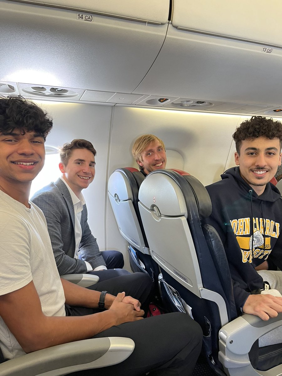 MT&F: The men are off to Birmingham, AL for the 2023 NCAA DIII Indoor National Championships!

Follow JCU Sports Twitter (@jcusports), JCU Sports Instagram (jcusports), and JCU XC/TF social media accounts (@JCUXCTF , IG: JCUXCTF) for live updates of the trip!

CLE->NC->AL 📍✈️🏃‍♂️