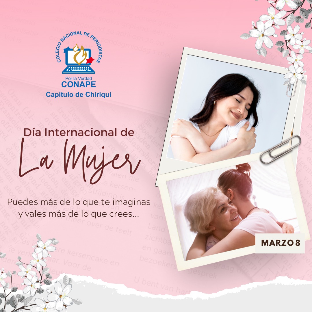 En el Día Internacional de la Mujer, desde el Colegio Nacional de Periodistas, capítulo de Chiriquí, felicitamos a las mujeres periodistas, capaces de ser las voces del pueblo y de tener múltiples responsabilidades en su vida profesional...
instagram.com/p/CpiOfPcOcUT/…