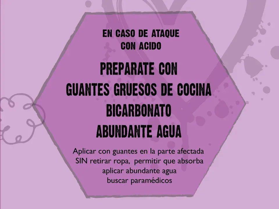 Recuerden que les dejamos unas recomendaciones en caso de ataques con sustancias químicas como el.polvo que contienen los extintores.

Pásenla bien y regresen a salvo.

Las amamos. 💜