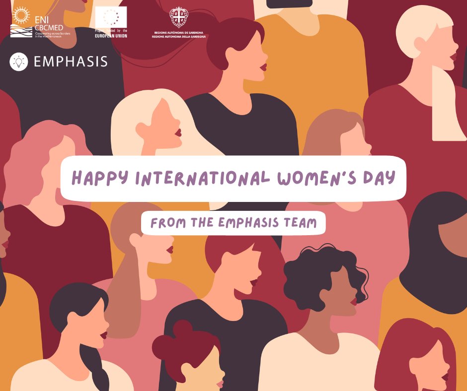 Emphasis_MED's tweet photo. Happy International Women's Day from the EMPHASIS Team! Our project is committed to empowering women in the Mediterranean in many ways, including through training, mentorship, and open-innovation opportunities. Let's work together towards a more equitable world for all. #GOMED https://t.co/DvsgljFm6n