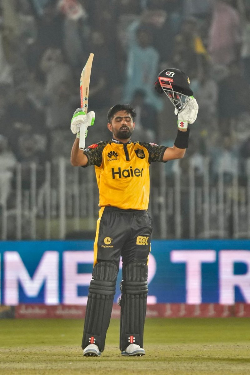 Maiden PSL hundred of Babar Azam against Quetta..Just Awesome 

#BabarAzam𓃵 #PZvQG #PSL8 #BA56ARMY