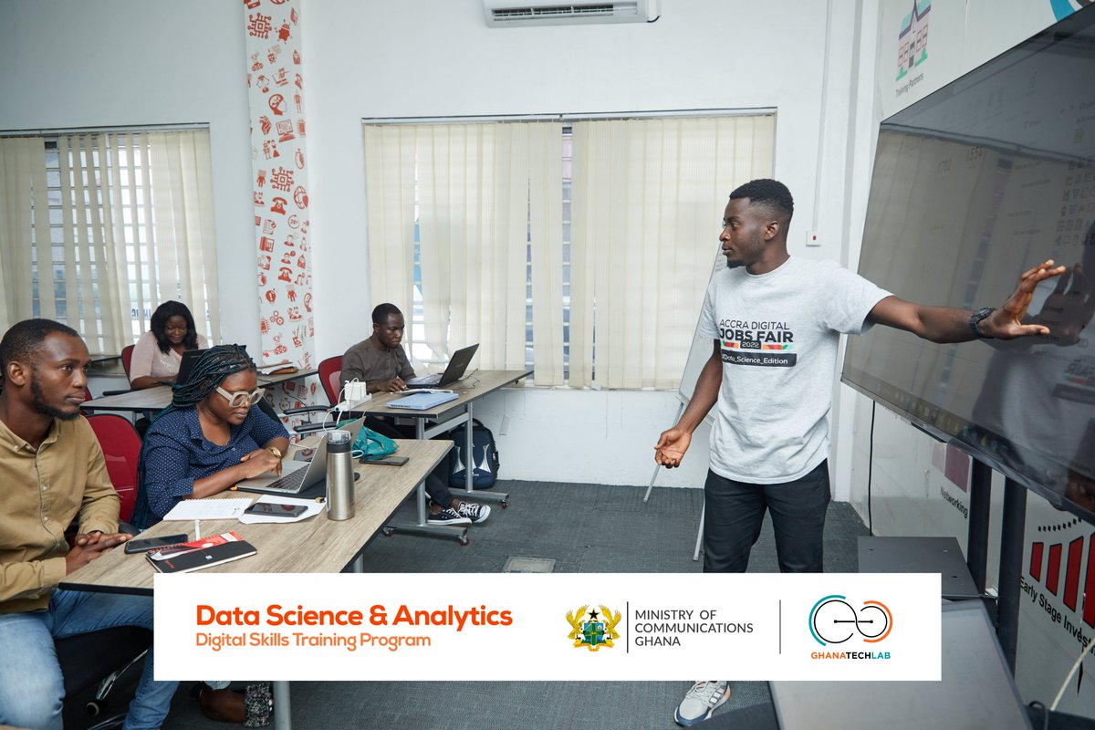 GhanaTechLab's tweet image. The Data Science trainees at the GTL main continued their studies in Power BI. They worked on an Employees Insights Dashboard(HR) and created measures to answer business questions. 
#GhanaTechLab
#GTLBaseprogram
#DataScience