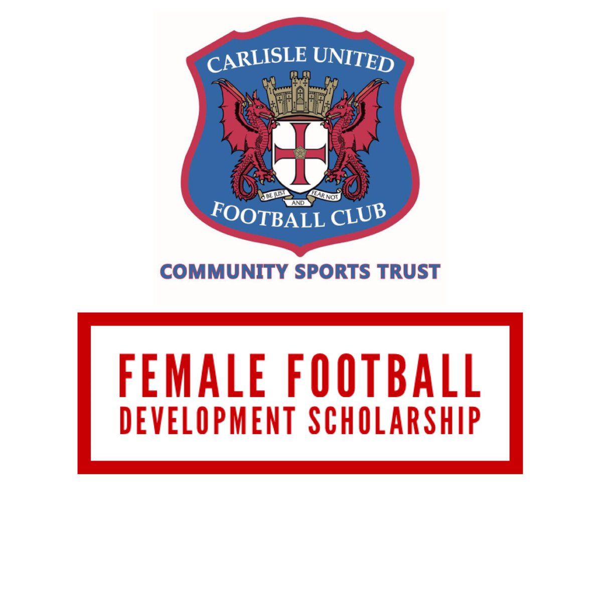 Carlisle United Community Sports College (@cufcsportscoll) on Twitter photo Year 10 & 11 Girls⚽️
Last few places on our Female Football Development Scholarship starting September 2023 and 2024!
Train like a professional footballer and gain a first class education at the same time.
Please email education1@carlisleunitedcst.co.uk or text/call 07936 956335 Year 10 & 11 Girls⚽️
Last few places on our Female Football Development Scholarship starting September 2023 and 2024!
Train like a professional footballer and gain a first class education at the same time.
Please email education1@carlisleunitedcst.co.uk or text/call 07936 956335