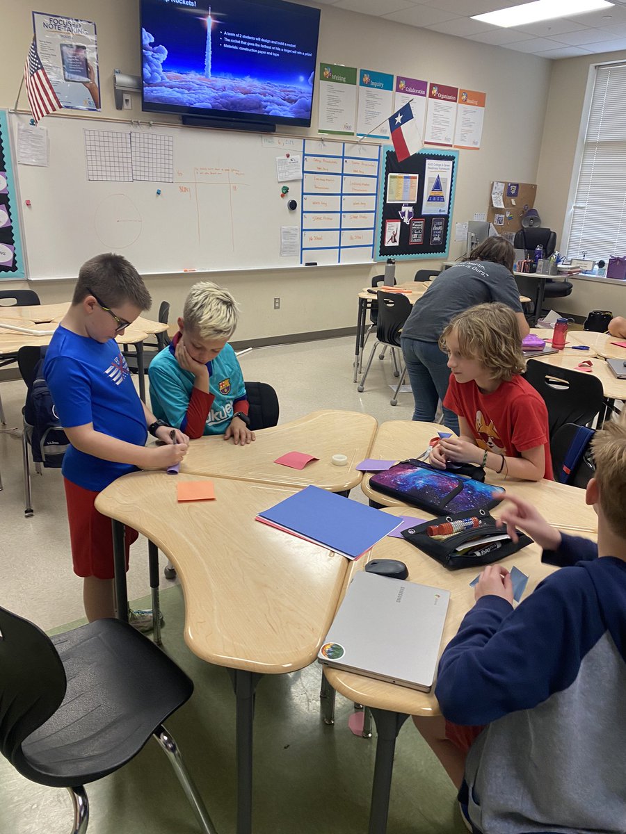 smgerberding's tweet photo. Fun Day learning about engineering and building stomp rockets ! Thank you Abby Caslin with Lockheed Martin for working with our GT and Avid students!  @TimberviewMS  @KellerISDAdvAca https://t.co/qxs57tS06S