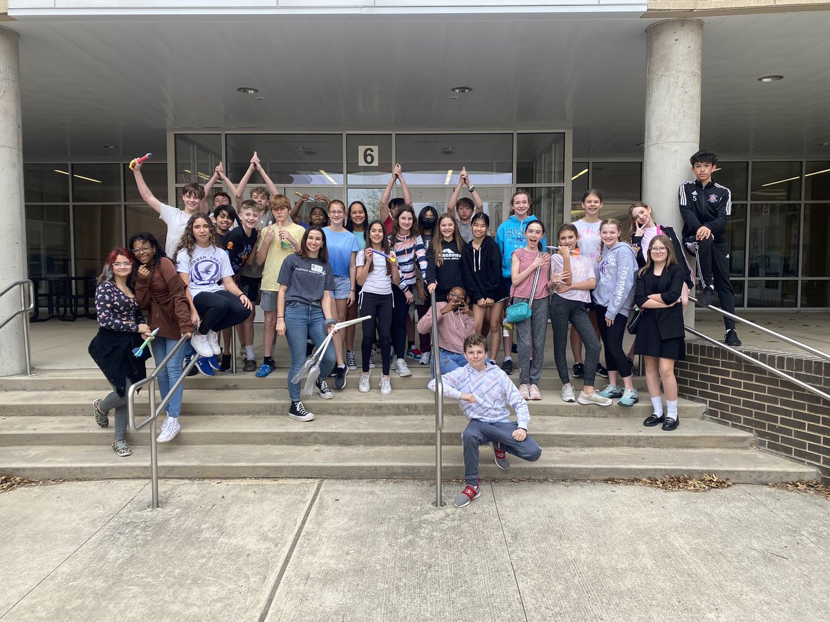 smgerberding's tweet photo. Fun Day learning about engineering and building stomp rockets ! Thank you Abby Caslin with Lockheed Martin for working with our GT and Avid students!  @TimberviewMS  @KellerISDAdvAca https://t.co/qxs57tS06S
