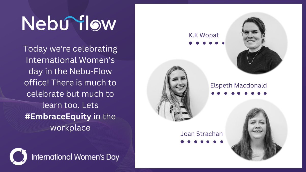 Today is #internationalwomensday and at <a href="/NebuFlow/">Nebu-Flow</a> we're celebrating all the talented women on our team! This years #iwd2023 theme is #EmbraceEquity, all about true inclusion.

🎉Happy International Women's Day! 🎉

#womeninstem #startup #nebuliser #drugdelivery #medicaldevices