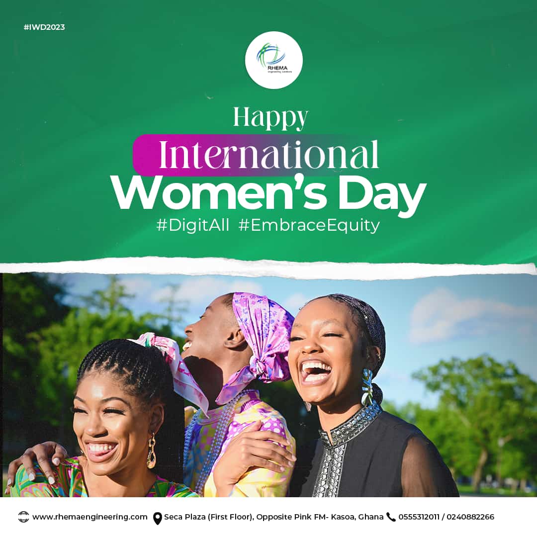 rhema_solutions's tweet photo. Happy #IWD2023 ๐ฉ๐ฝ๐ฉ๐ฟ๐ง๐พ๐ง ๐ฎ๐พโโ๏ธ๐ท๐พโโ๏ธ๐ต๐ฉ๐คตโโ๏ธ๐ง๐ง๐ฉโ๐ฆฝ.
We celebrate women for their diverse contribution at all levels in society.
Today, #StandwithaWoman #SupportaWoman #SharewithaWoman
#IWD2023 #EmbraceEquity https://t.co/1w3THuOzwC