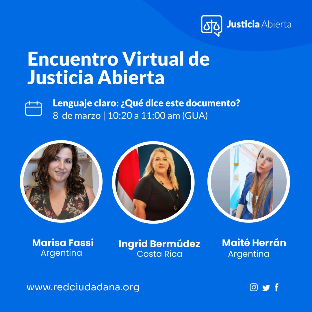 Red Internacional de Justicia Abierta tweet media