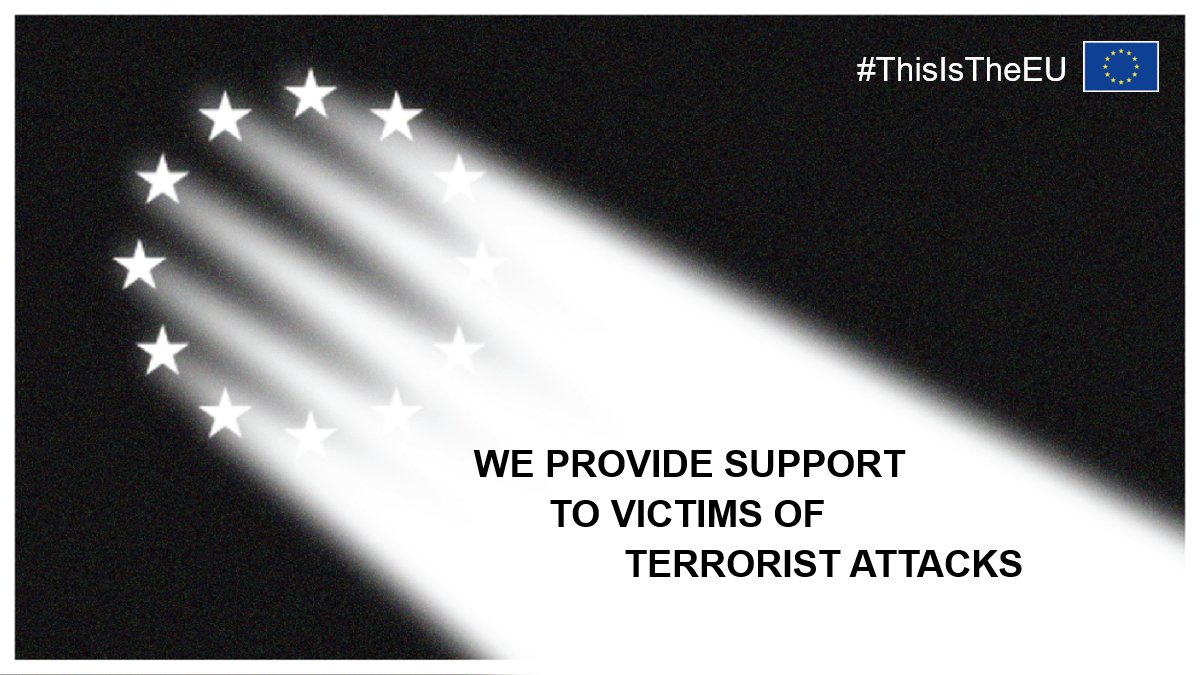 On European Day of Remembrance for #VictimsOfTerrorism 

#WeStandTogether to pay tribute to those who lost their lives in terrorist attacks. 

#WeStandTogether to support the victims, to make sure they can fully rely on their #EUVictimsRights