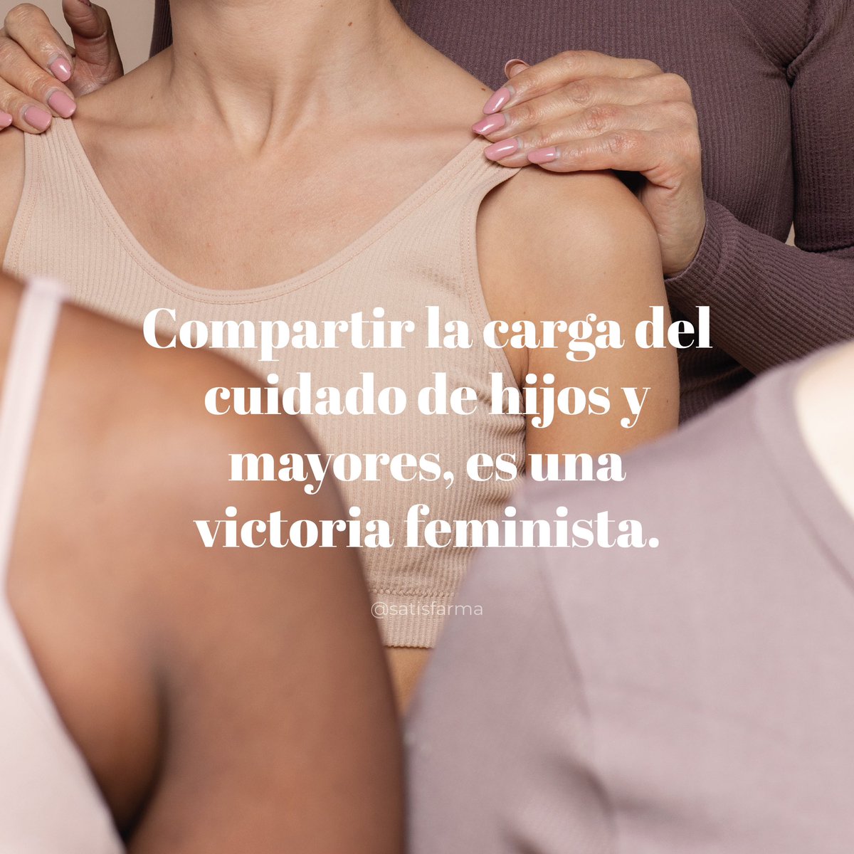 Satisfarma's tweet photo. 💜 Hoy lucha si puedes, descansa si lo necesitas. Cuidar de una misma y de las compañeras, es imprescindible para seguir.

#Satisfarma #8m #diadelamujer #mujeres #cuidar #feminismo #8marzo https://t.co/h0SUDFj3t7