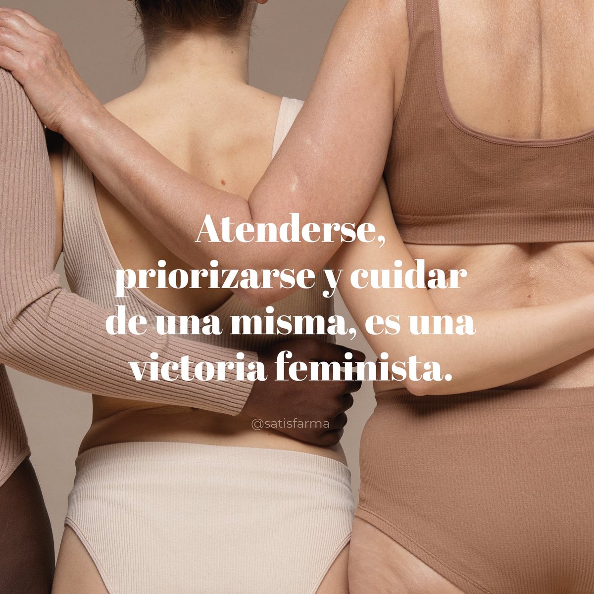 Satisfarma's tweet photo. 💜 Hoy lucha si puedes, descansa si lo necesitas. Cuidar de una misma y de las compañeras, es imprescindible para seguir.

#Satisfarma #8m #diadelamujer #mujeres #cuidar #feminismo #8marzo https://t.co/h0SUDFj3t7
