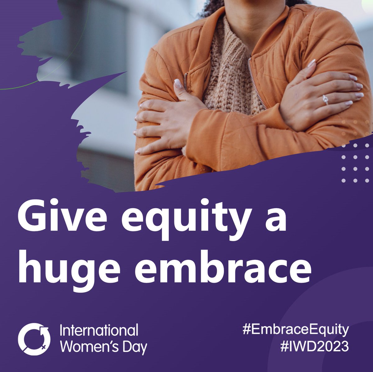 Embrace equity in all its forms.
For International Women's Day and beyond, let's all fully #EmbraceEquity.
Equity isn't just a nice-to-have, it's a must-have.
How will you embrace equity?

#IWD2023 #EmbraceEquity