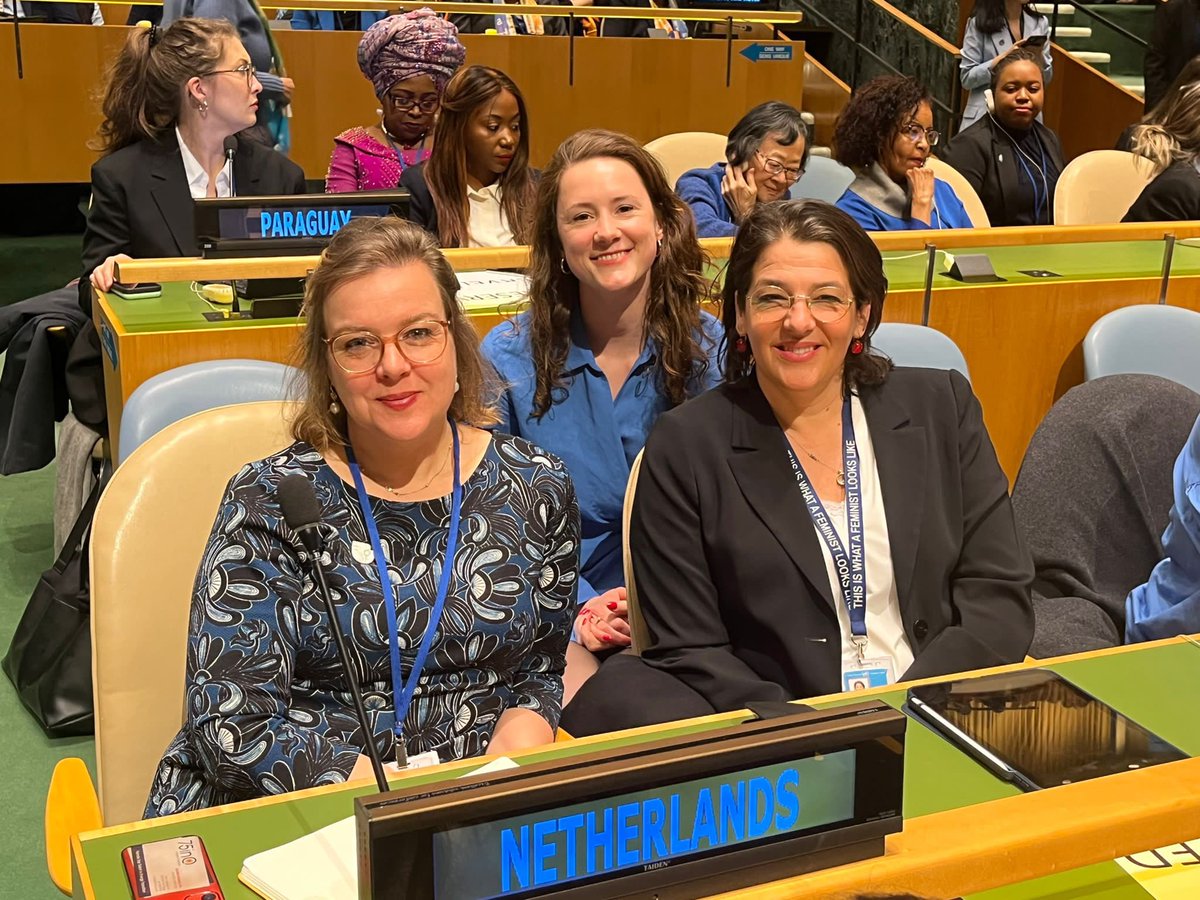 NL Women's Rights ๐ณ๐ฑ (@nlwomensrights) on Twitter photo During #CSW67, the NL delegation will attend the <a href="/UN/">United Nations</a> Observance of #IWD. We join honouring those who are using innovation and technology to improve gender equality and we strive to contribute further to this during the coming days of CSW negotiations. #IWD2023 During #CSW67, the NL delegation will attend the <a href="/UN/">United Nations</a> Observance of #IWD. We join honouring those who are using innovation and technology to improve gender equality and we strive to contribute further to this during the coming days of CSW negotiations. #IWD2023
