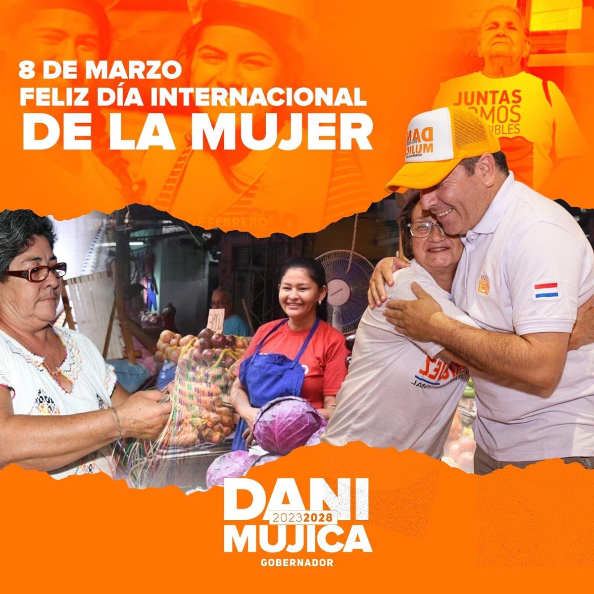 MujicaPy's tweet photo. Hoy 8 de marzo, se conmemora el día internacional de la mujer, en esta fecha se reivindica a todas las mujeres y la igualdad completa de derechos.

El lugar de las mujeres esta en todos los espacios; con iguales derechos y oportunidades. 

Extiendo mi saludo a todas ellas

#8M https://t.co/nNz6jwjdP2