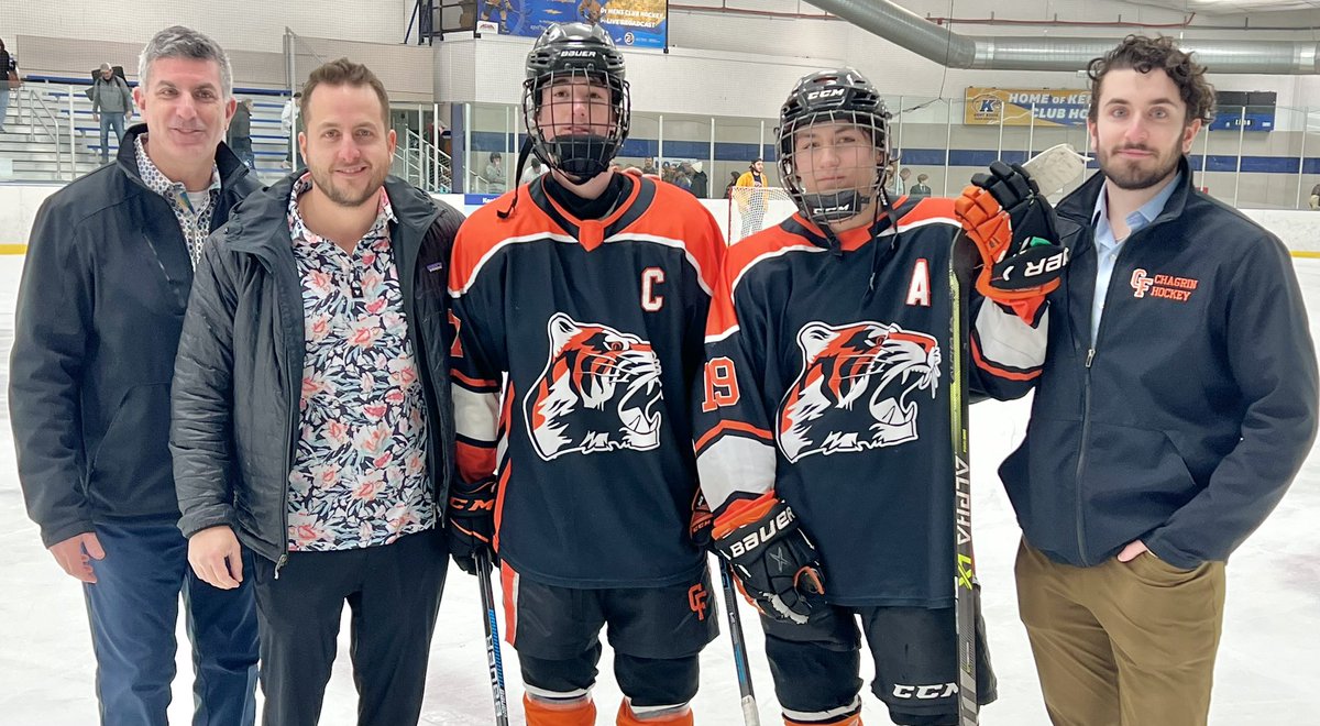 Congratulations to Elliot Despres and Henry Westendorf for being named to the GCHSL Senior All Star game.  🐅🥅🏒💥

The game will be played at Rocket Mortgage Fieldhouse, March 24th, starting at 3:30pm. 
#NHhockey <a href="/ChagrinAD/">Chagrin Athletics</a>