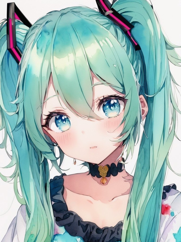 初音ミク 「ミクちゃん#ミクの日 #AIイラスト #AIart 」|くろねこのイラスト