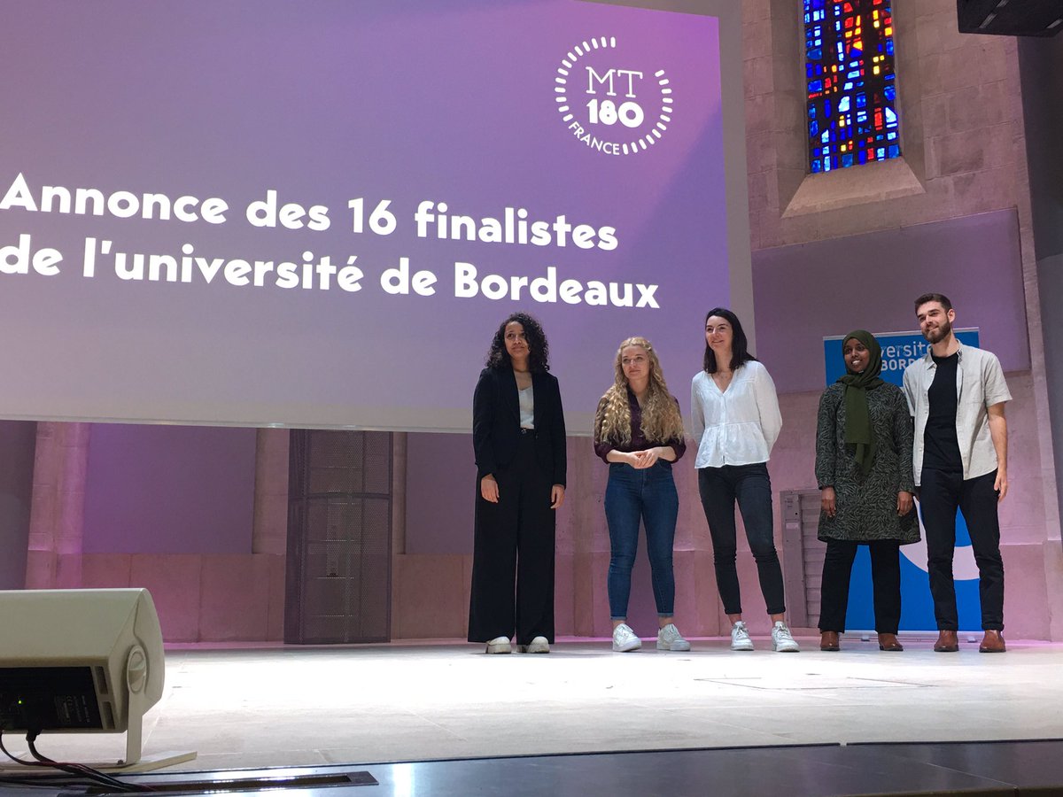 Les seize candidats pour la finale <a href="/univbordeaux/">Université de Bordeaux</a> du concours #MT180 sont connus après une belle demi-finale ! Rdv le 16/03 🗓 au domaine du Haut-Carré et en ligne sur YouTube pour écouter et vivre ces belles prestations !