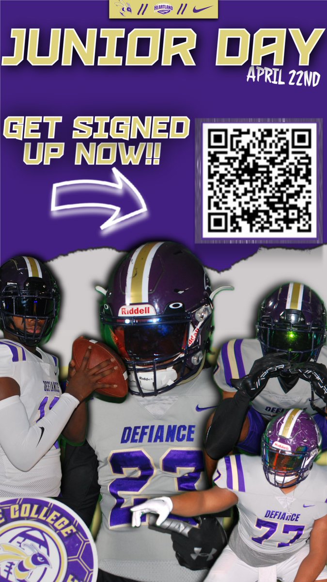 Only place to be on 4️⃣•2️⃣2️⃣ is OUR PLACE! It will be an exciting day for recruits and families to enjoy, with our staff. Spots are filling up, GET REGISTERED!

Class of 2️⃣4️⃣, you’re on the ⏰ 🔥

#2W4RMSEASON🐝🔨