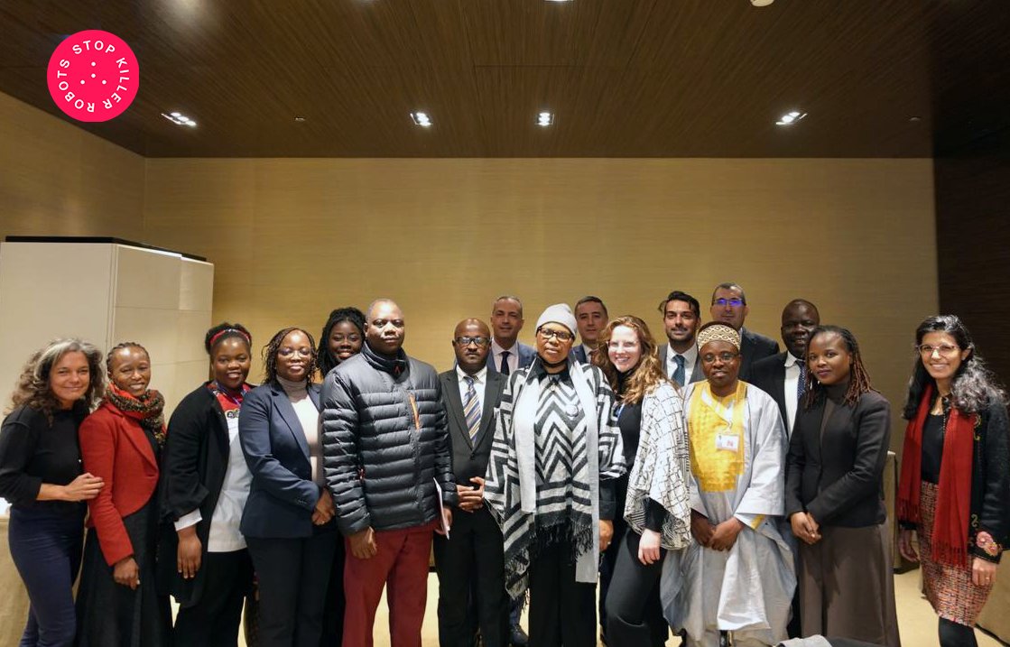 Today we hosted a briefing for African state representatives. African states have contributed positively to #CCWUN discussions but we have reached a critical moment with an opportunity and need to establish norms that will influence the world #KillerRobots