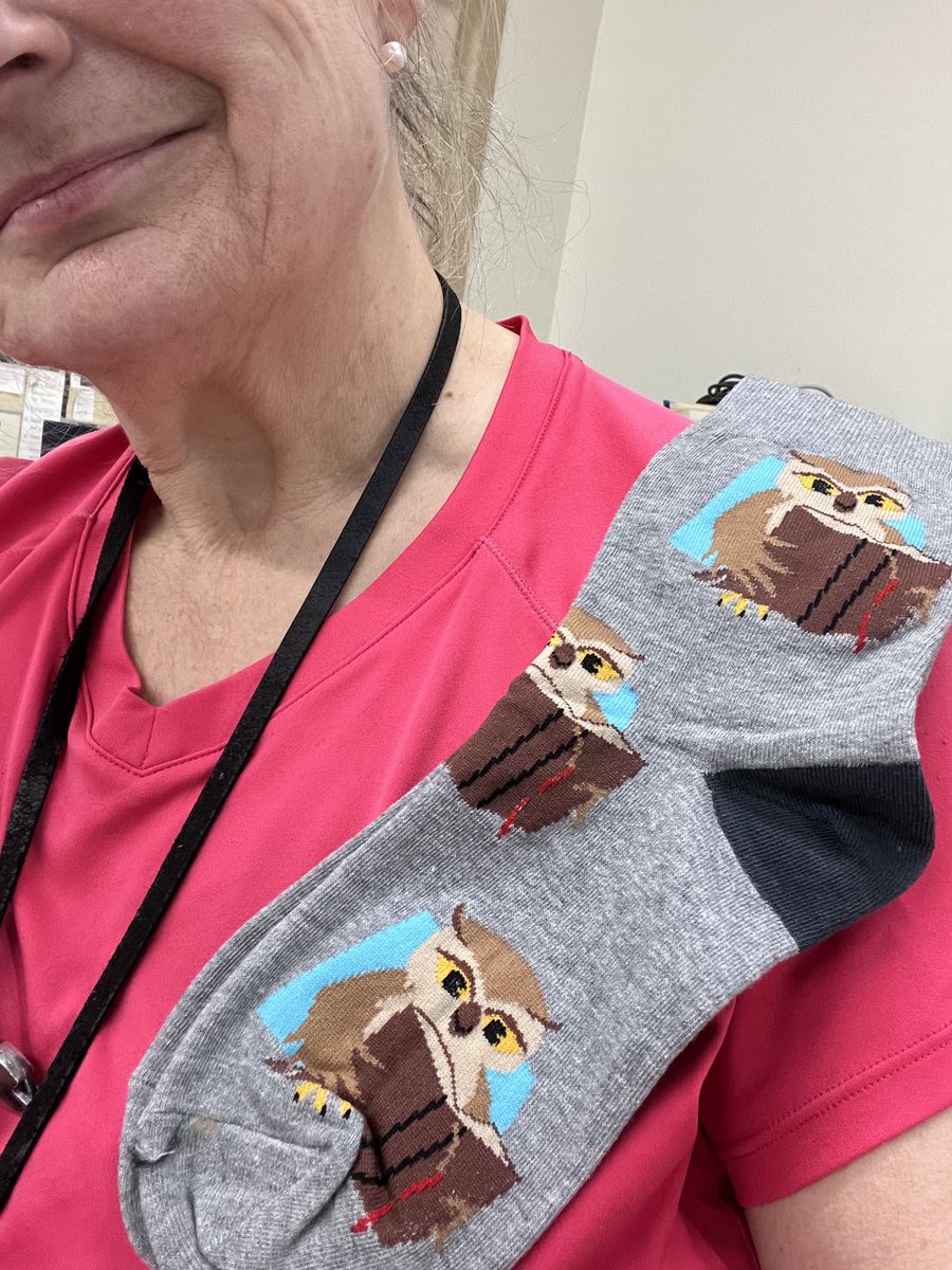 When one of your colleagues gifts the teacher librarian with #goodlucksocks on #InternationalWomensDay your heart is full of gratitude #jlcrowenews