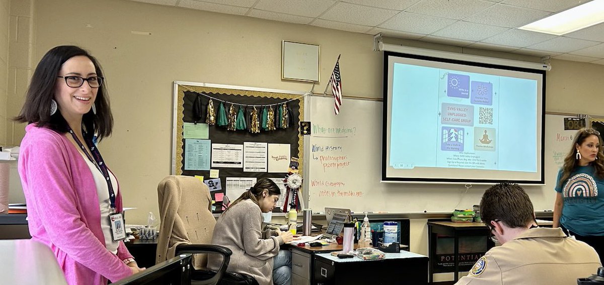 SV Counselors working with Sophomores in Goal Setting workshops!!!!