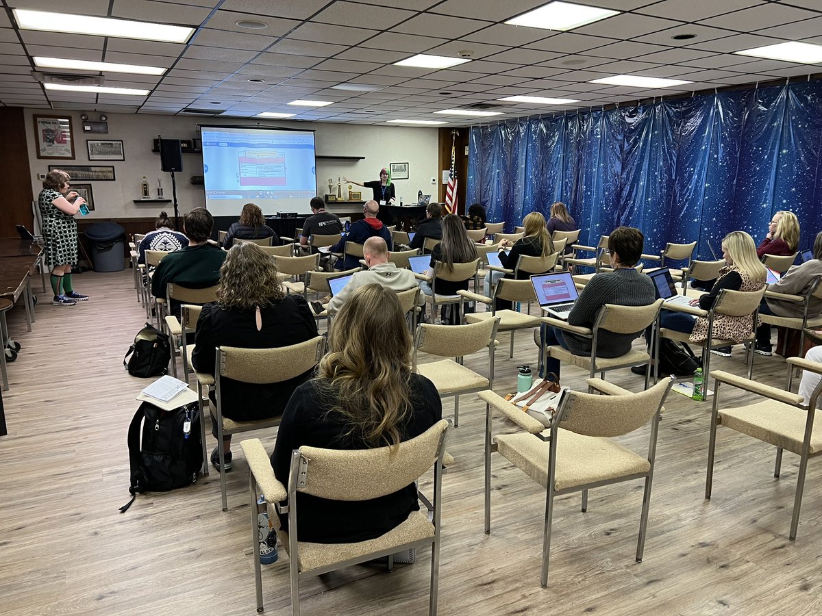 techteacherfran's tweet image. Proud of  @ms_trickey and Ms Wait for presenting  at #EdTechRVA2023 to help tech coaches know where we fit in the #EdTech #AssistiveTech and #UDL spectrum. Great session! And lots to consider on making your classroom accessible to every child.