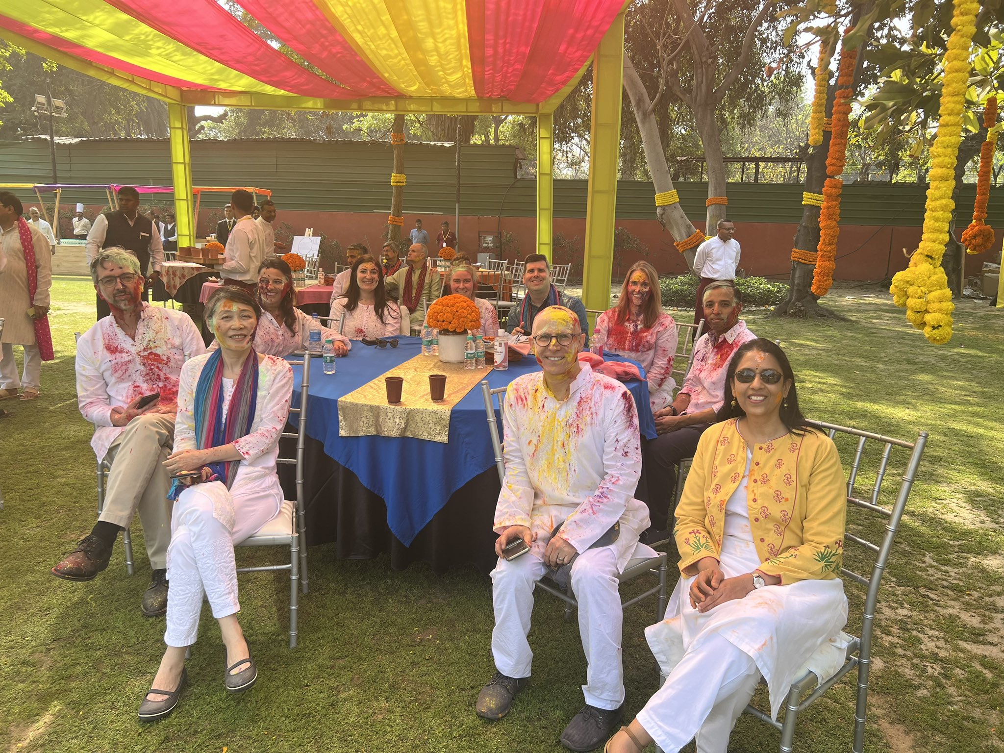 which sultan of delhi participated in holi