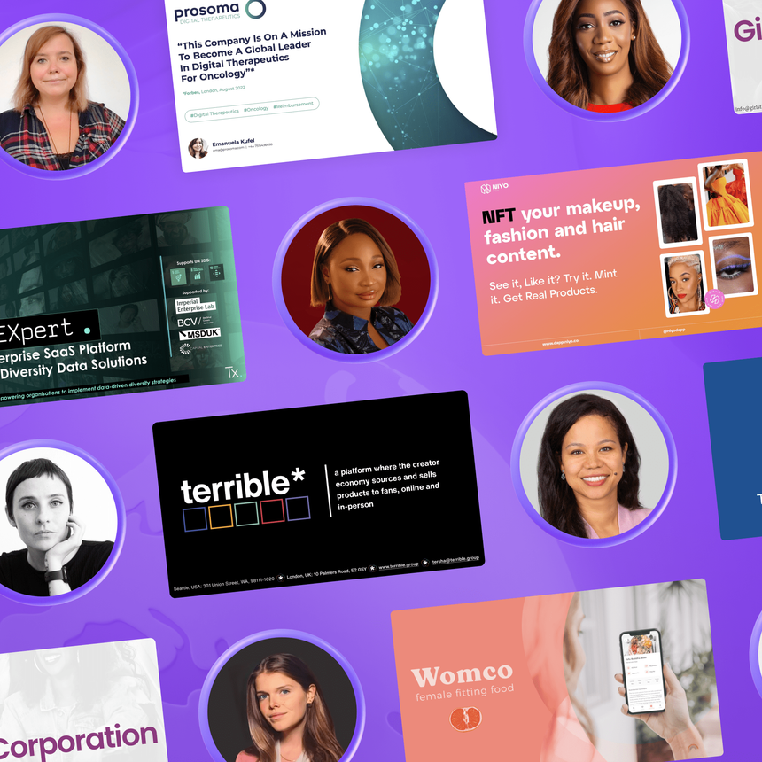 oyinadebayo_'s tweet photo. Thrilled to be a part of @Pitch's collection of female-founded startups making a difference in the world. 

Check out my pitch deck for @NiyoDapp , explore the collection, and share with your network!

https://t.co/RflngNNuzV https://t.co/7XkASb5oDP