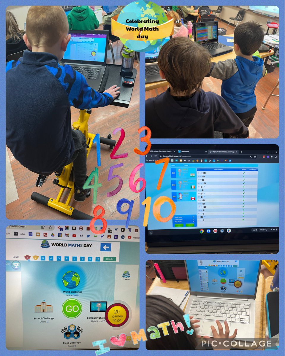 St Nicholas Catholic School (@stncatholic) on Twitter photo It’s World Math day today ✖️➗➕➖🟰amazing learning on Live Mathletics Challenging other math learners around the world & even learners in their own classroom = engagement & test speed & accuracy of their mental calculations <a href="/MrsRafuse4/">@mrsrafuse</a> <a href="/EICSCatholic/">Elk Island Catholic Schools</a> It’s World Math day today ✖️➗➕➖🟰amazing learning on Live Mathletics Challenging other math learners around the world & even learners in their own classroom = engagement & test speed & accuracy of their mental calculations <a href="/MrsRafuse4/">@mrsrafuse</a> <a href="/EICSCatholic/">Elk Island Catholic Schools</a>