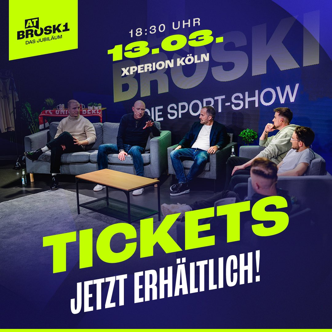 🚨 Jetzt müsst ihr schnell sein!

Tickets für unsere Jubiläumsshow bekommt ihr genau JETZT! Hier! ⬇️

🔗 fp-2.de/GeburtstagsTic…