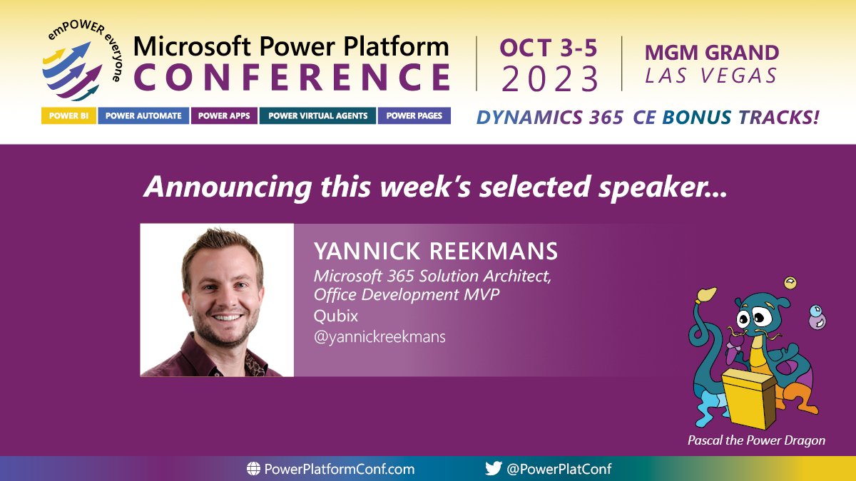 Microsoft Power Platform Conference on Twitter "Congratulations to