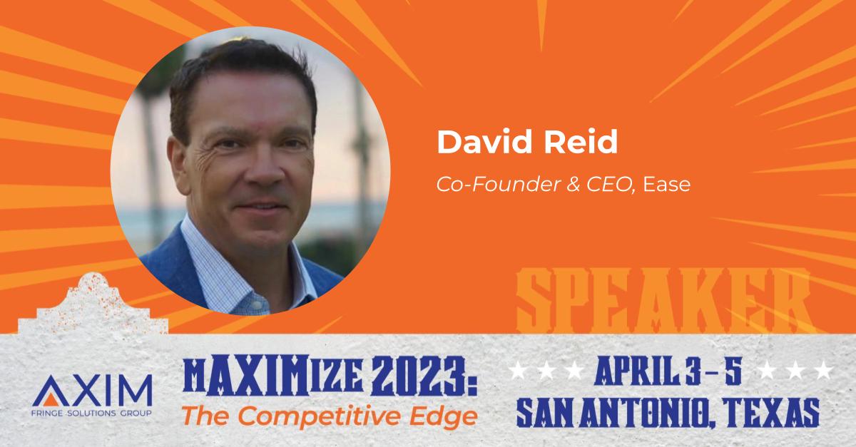 It’s almost time to celebrate the end of the ACA season, and we’ve got the perfect event for you. 🙌

Take a trip down to San Antonio for #MAXIMIZE2023! 🤩 While you’re there — don’t forget to catch Ease CEO David Reid’s session. 😉

ow.ly/WWVv50MFHQC