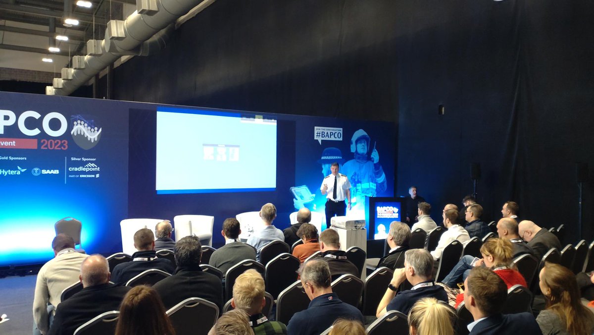 DunnellP's tweet image. Talking today at #BAPCO about @WestMidsFire’s digitally enabled workforce and how we are working with partners @Unblurco supporting assertive, effective &amp;amp; safe incident command.