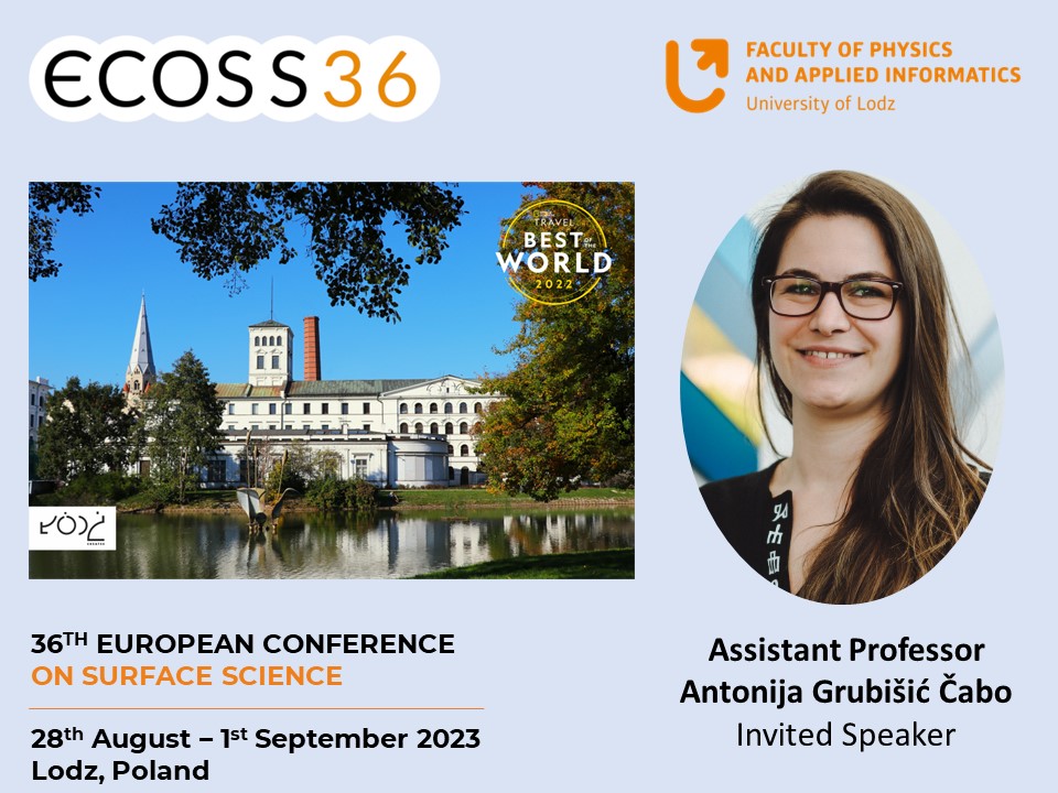 ECOSS36's tweet image. We welcome another Invited Speaker, Assistant Professor @CaboAntonija from @univgroningen in Groningen, Netherlands.

#ARPES #2DM #ElectronicStructure #Graphene #TMDC #TopologicalInsulators #WeylDiracSemimetals

#ecoss #ecoss36 #conference #surfacescience ecoss36.uni.lodz.pl