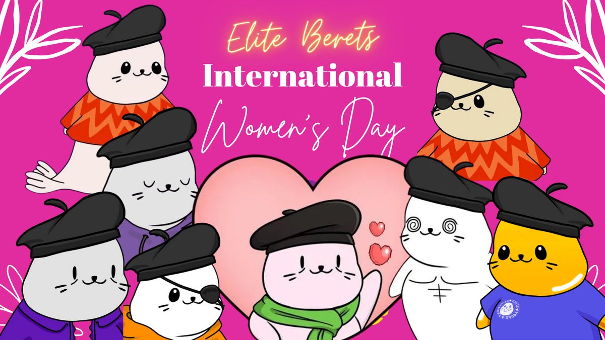 In honor of National Women's Day 🏆 and to all Women in the Web3 Space, we Salute YOU 🫡

A thread 🧵on 8 Amazing Women we're lucky enough to have in our Beret Family. <a href="/SappySealsNFT/">Sappy Seals</a> <a href="/SappySisters/">Sappy Sisters</a> <a href="/SappySats/">Sappy Sats</a>