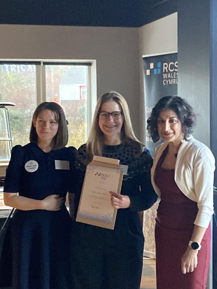 RCSLTWales's tweet photo. A huge thank you to Emma Humbey-Chan @ABUHB_Speech for her role as the lead author of the @RCSLT know-how, designing frameworks for a new learning project to support #SLTs2be throughout their careers.Diolch Emma!#RCSLTWalesDay https://t.co/jFnfL1ibEt