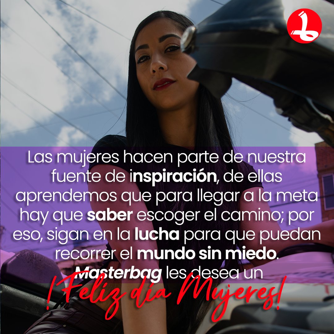 MasterbagCOL's tweet photo. #Mujerviajera empieza a rodar y maravíllate con todo lo que un viajero tiene el don de ver.
@MasterbagCOL te desea:
Felíz día de la mujer🌹 https://t.co/Lie5auqk9Y