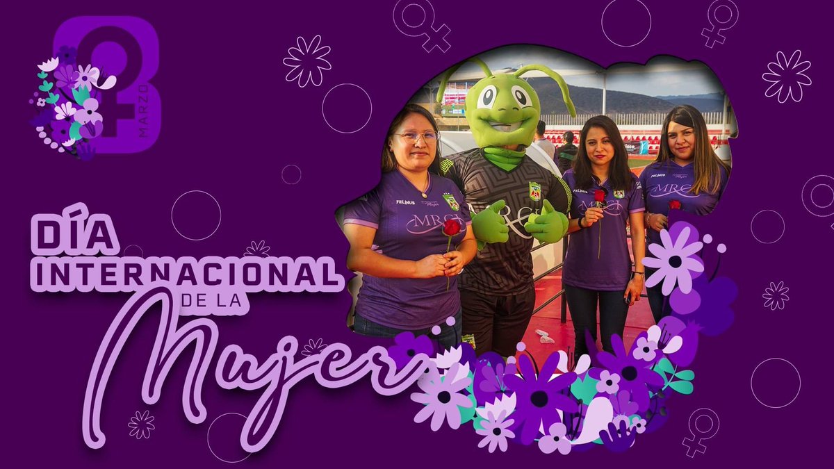 OaxChapulineros's tweet photo. Porque eres parte fundamental del deporte.
💜
#8M 
#DiaInternacionalDeLaMujer https://t.co/dlG8x8lCez