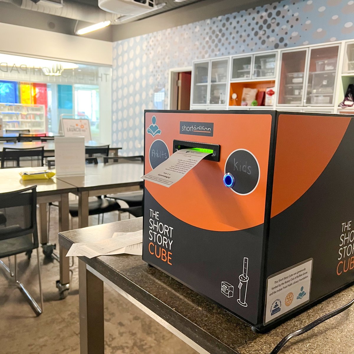 IndianTrailsLib's tweet image. Stop by the Launch Pad for a little poem or a short story about Spring 🌷 from our Short Story Cube! It will be at the Launch Pad until Friday afternoon.
#myITPLD #shortedition #shortstories