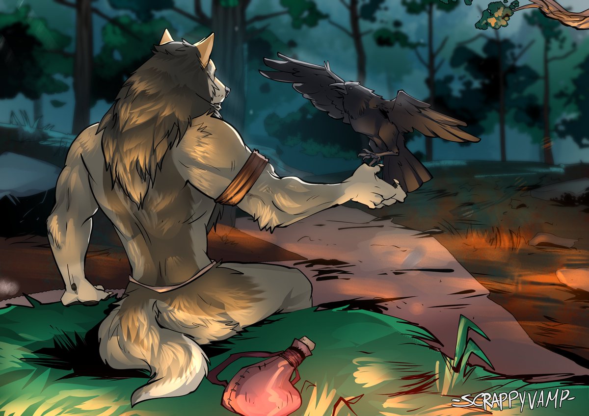 Another forest guardian ych, for Wolffire