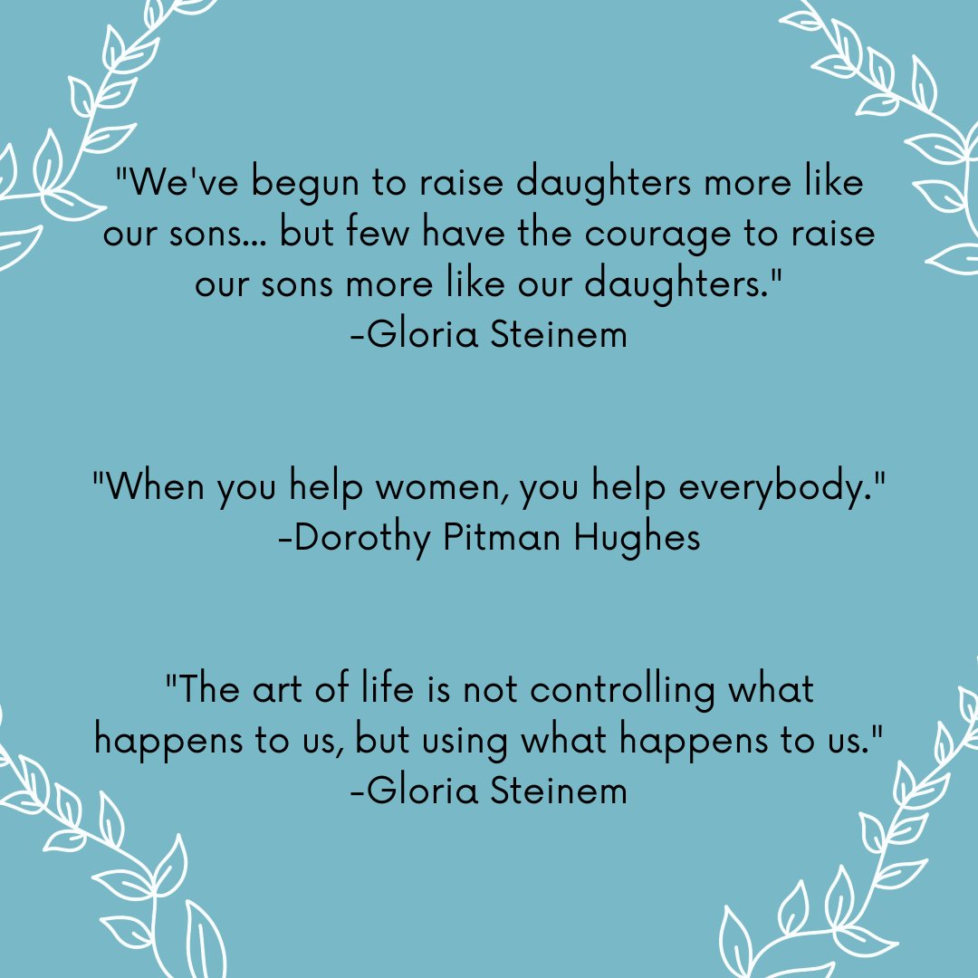 Happy International Women’s Day!! We thought the best way to celebrate was to recognize this amazing feminist duo who’ve both done so much work for gender and racial inequality. 
Do something to celebrate you today!! 💜