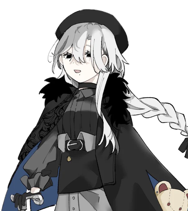 ちゃんとしたのはシナリオ終わってから出しますが、コイツがマフィア珍道中の女ですお世話係の口にそっと銃口を入れて「目覚めのキスだよわたしがやるのは恥ずかしいから…(照)」っていうタイプの頭おかしい女です 