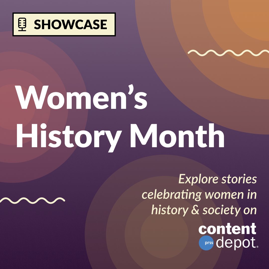 nprdistribution's tweet photo. Happy International Women's Day + Women's History Month! We've compiled some stories/programs celebrating women &amp; their impact on history. You can find these &amp; more on #ContentDepot.
.
.
#internationalwomensday #WomensHistoryMonth https://t.co/cJsrSgEWYm